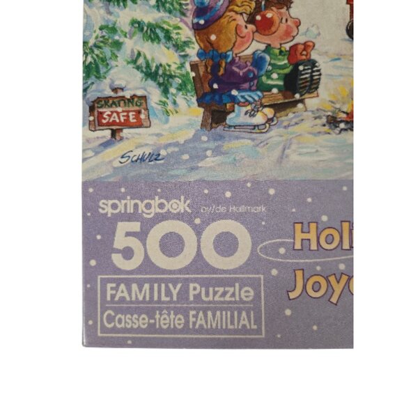 Springbok Snoopy’s Holiday Greeting Puzzle – 500pc – Verified Complete – OpenBox - Picture 2 of 8